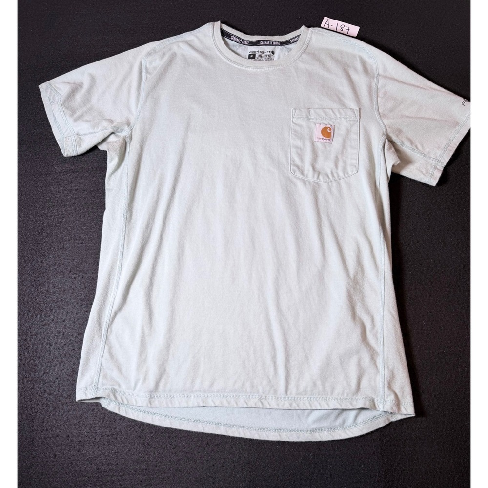 Carhartt Force Relaxed Fit Pocket T-Shirt Mens Medium Mint Green TK4616-M
